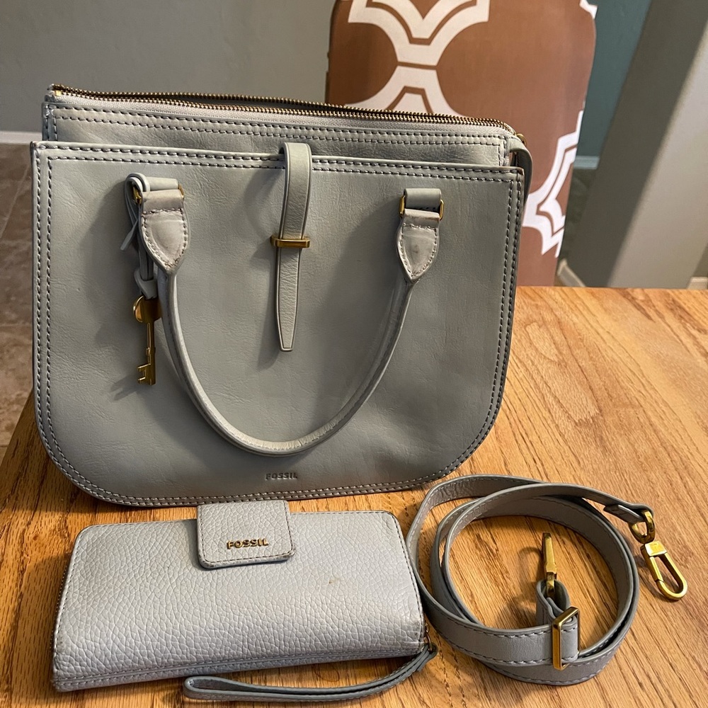 Fossil purse w/ matching wallet